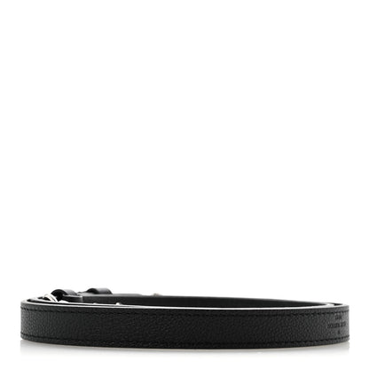 Louis Vuitton Calfskin Buci Shoulder Strap Black 2 of 5