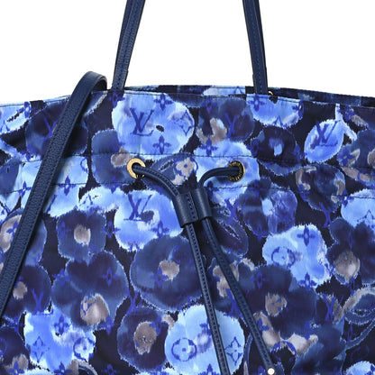 Louis Vuitton Nylon Monogram Ikat Noefull MM Grand Blue 7 of 9