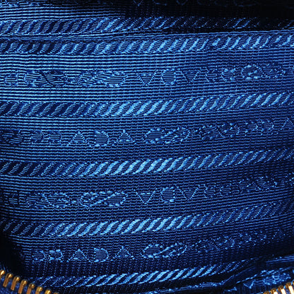 Prada Vitello Daino Mini Camera Crossbody Bag Azzurro 6 of 9