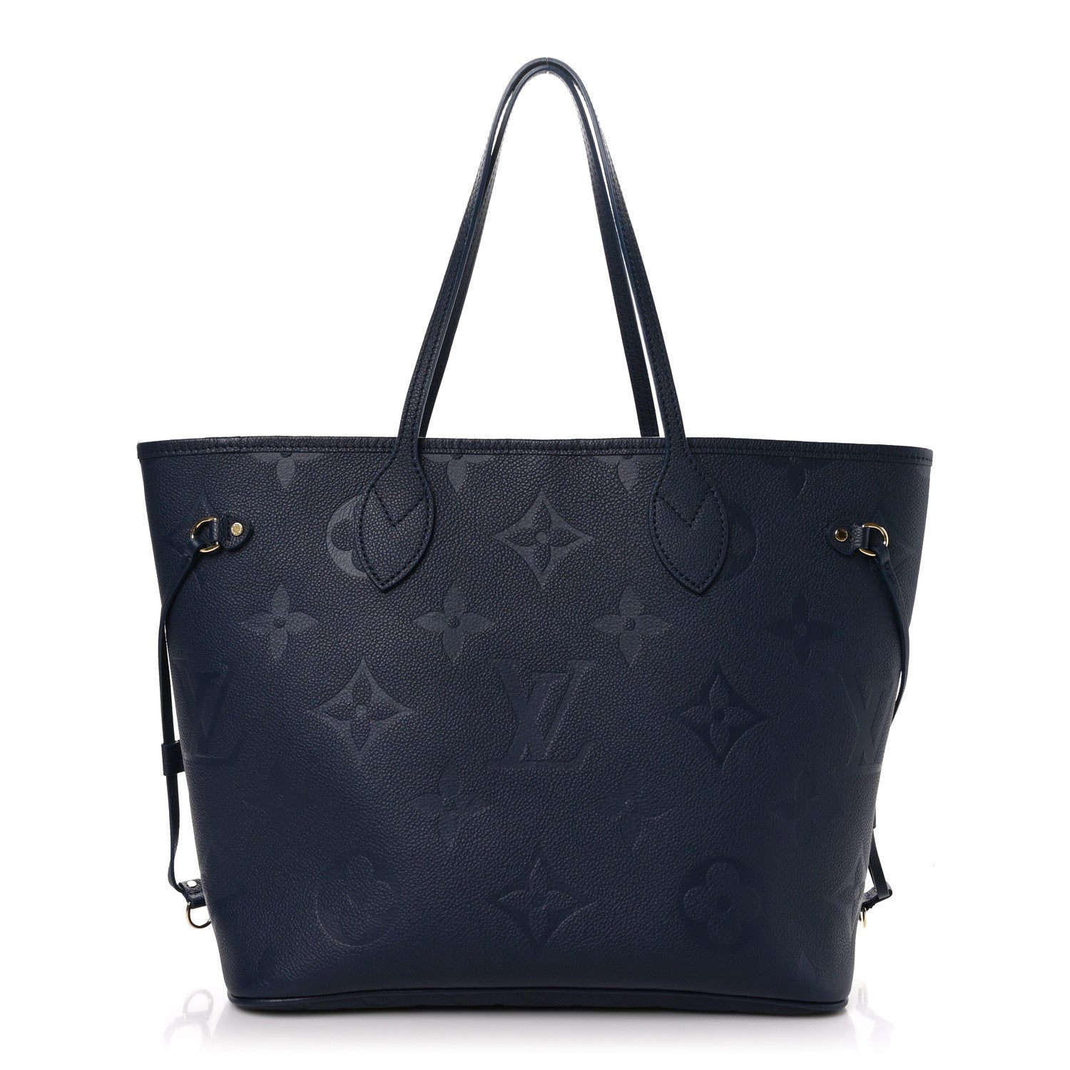 Louis Vuitton LOUIS VUITTON Empreinte Monogram Giant Neverfull MM Navy 1 of 8