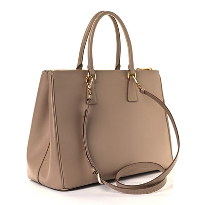 Prada Saffiano Large Galleria Double Zip Tote Cammeo 3 of 8