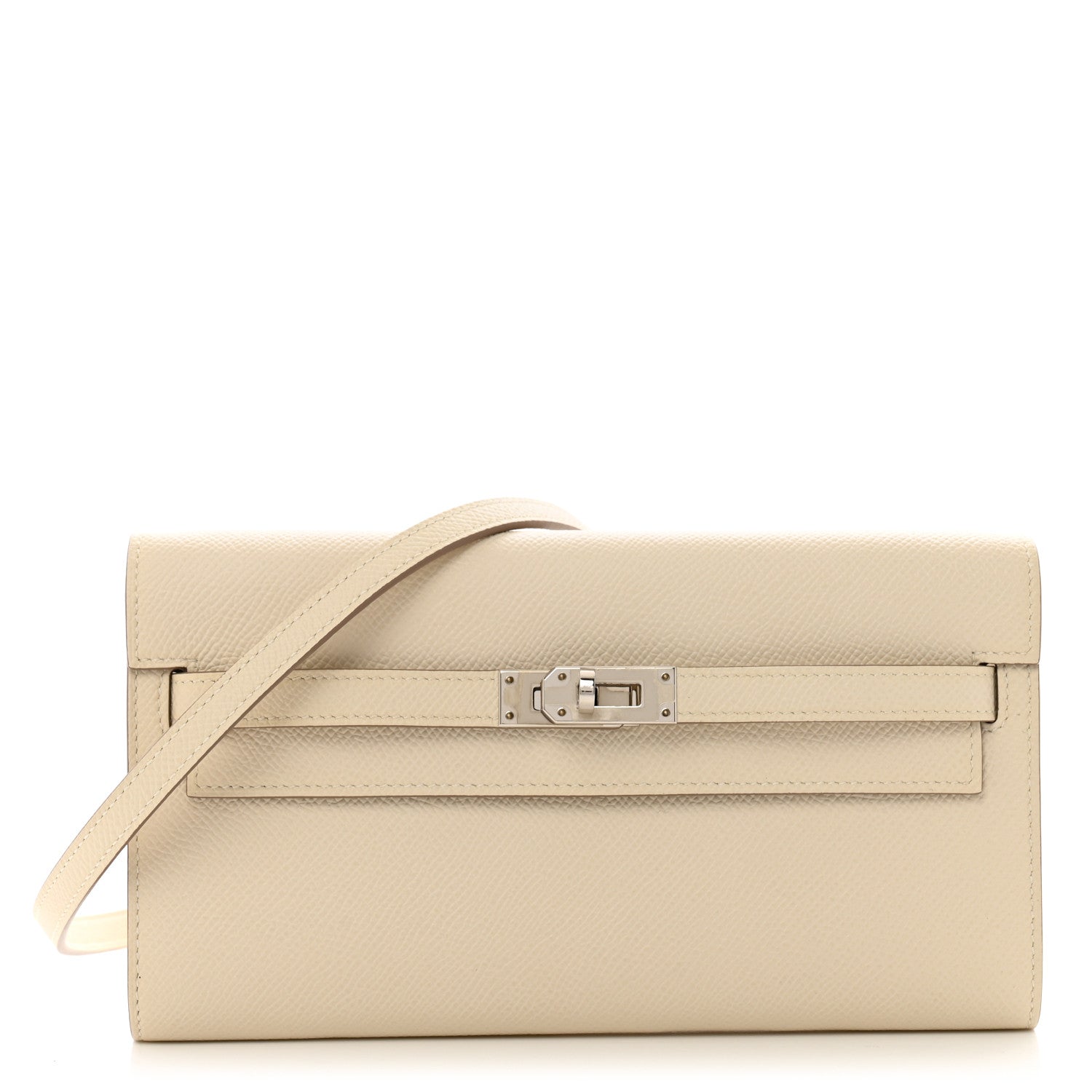 Hermes Epsom Kelly Wallet To Go Craie 1 of 11