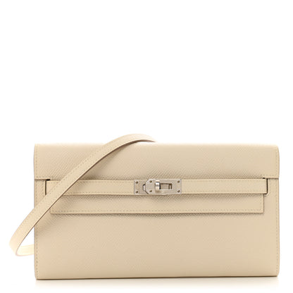 Hermes Epsom Kelly Wallet To Go Craie 1 of 11