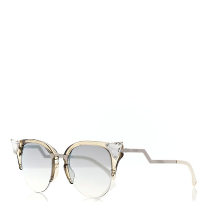 Fendi Iridia Cat Eye Sunglasses FF 0041/S Silver 1 of 7