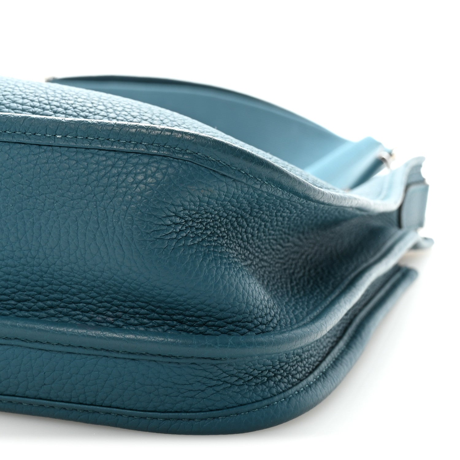 Hermes Taurillon Clemence Evelyne III PM Vert Bosphore 9 of 9