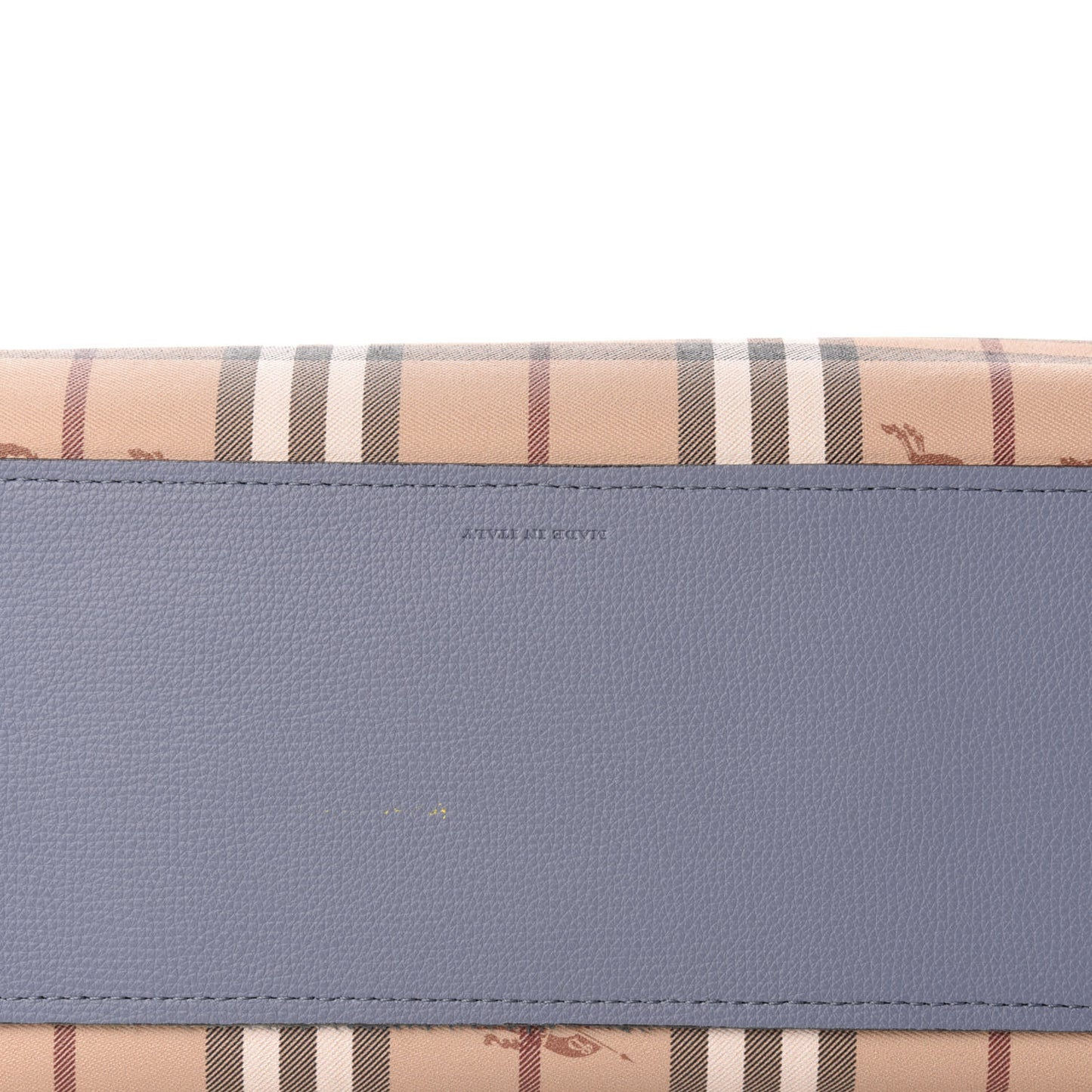Calfskin Haymarket Check Medium Reversible Tote Blue