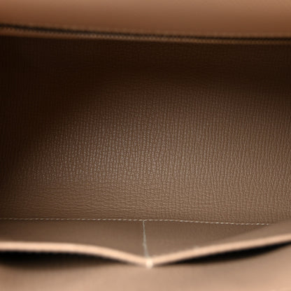 Hermes Grain d'H Kelly Sellier 28 Argile 5 of 9