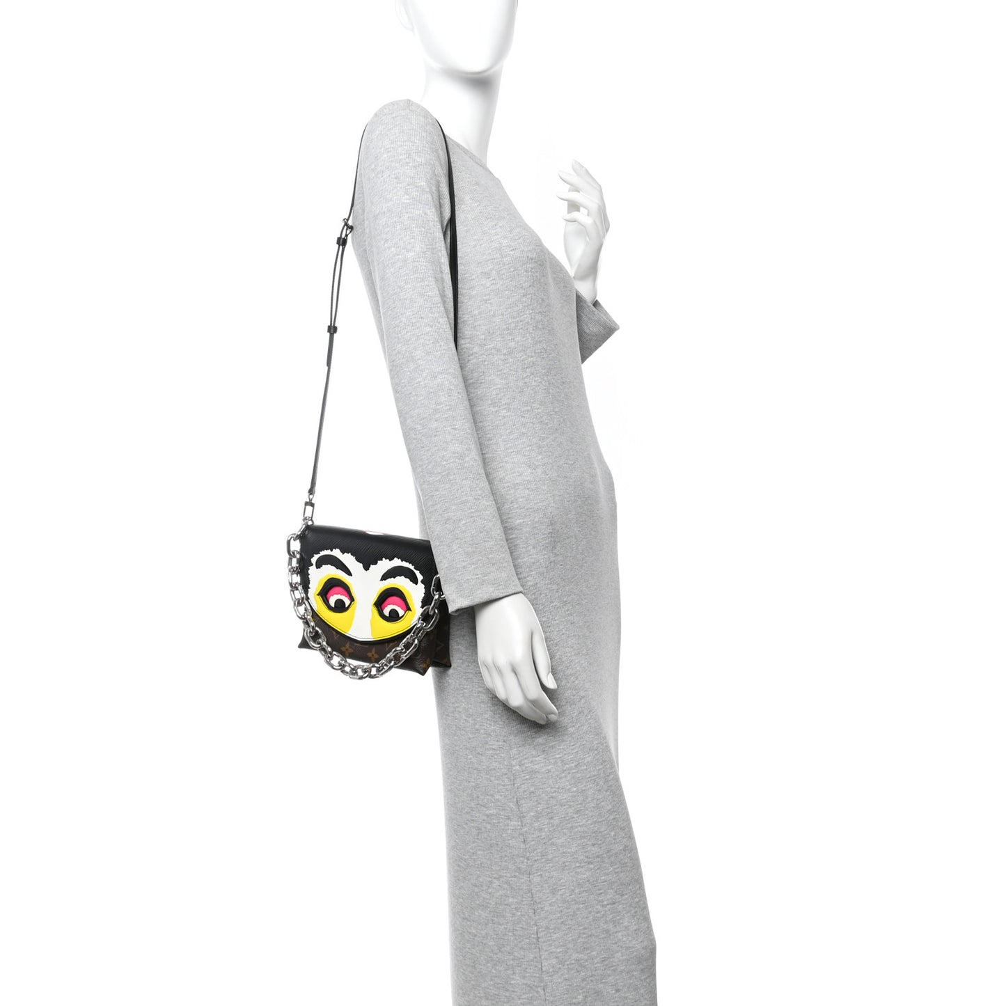 Monogram Kabuki Pochette Black