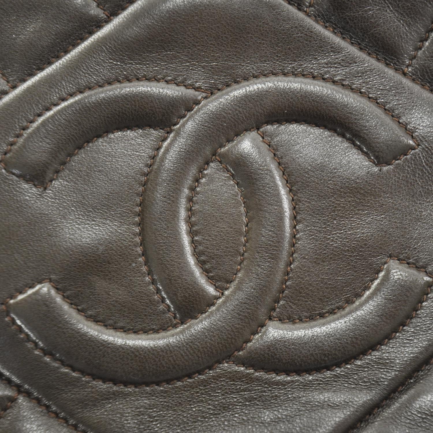 Chanel Lambskin Quilted Tassel Bag Dark Brown 7 of 11