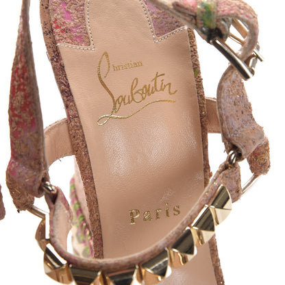 Christian Louboutin Cork Bloom Print Cataclou 140 Wedge Sandals 41 Multicolor 7 of 7