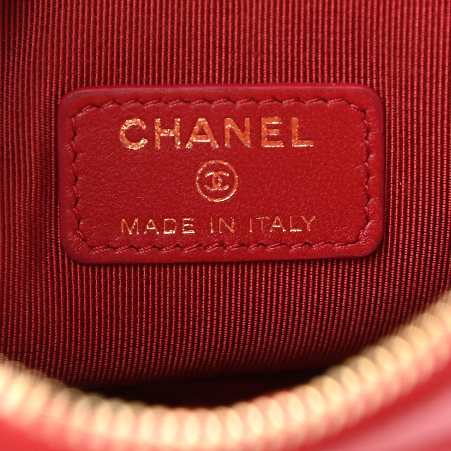 Chanel Lambskin Quilted Waist Bag Red 9 of 12