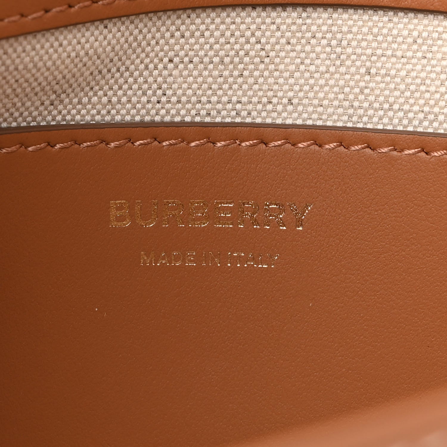Burberry Raffia Calfskin TB Note Crossbody Bag Natural 6 of 9