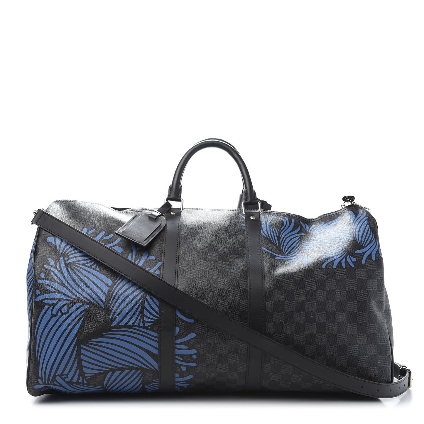 Damier Graphite Rope Keepall 55 Blue