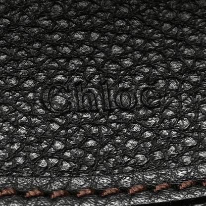 Chloe Calfskin Medium Marcie Round Crossbody Bag Black 6 of 10