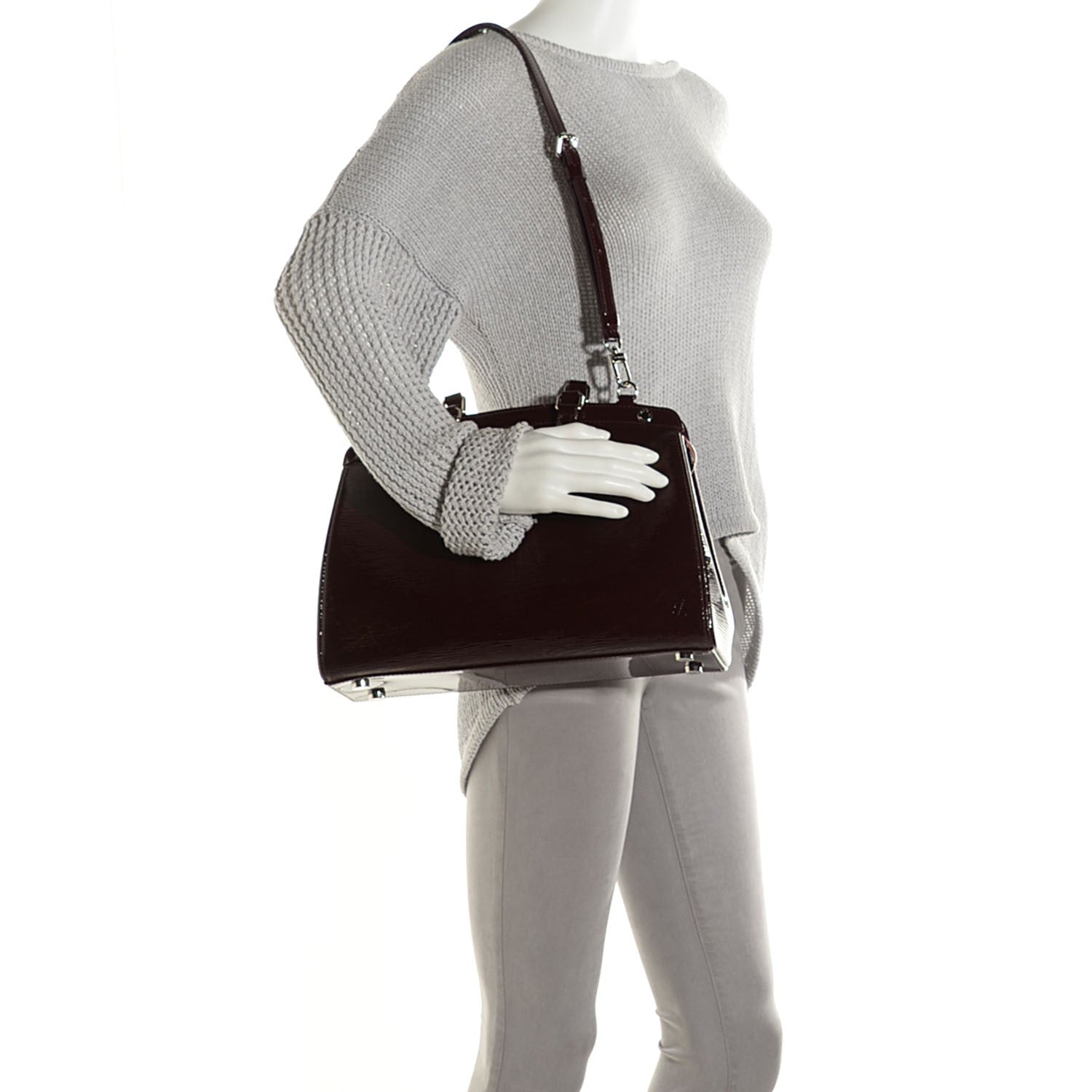 Louis Vuitton Electric Epi Brea MM Prune 2 of 7