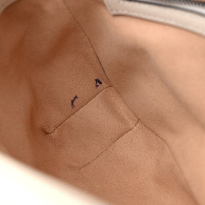 Gucci Calfskin Matelasse Small GG Marmont Shoulder Bag White 13 of 17