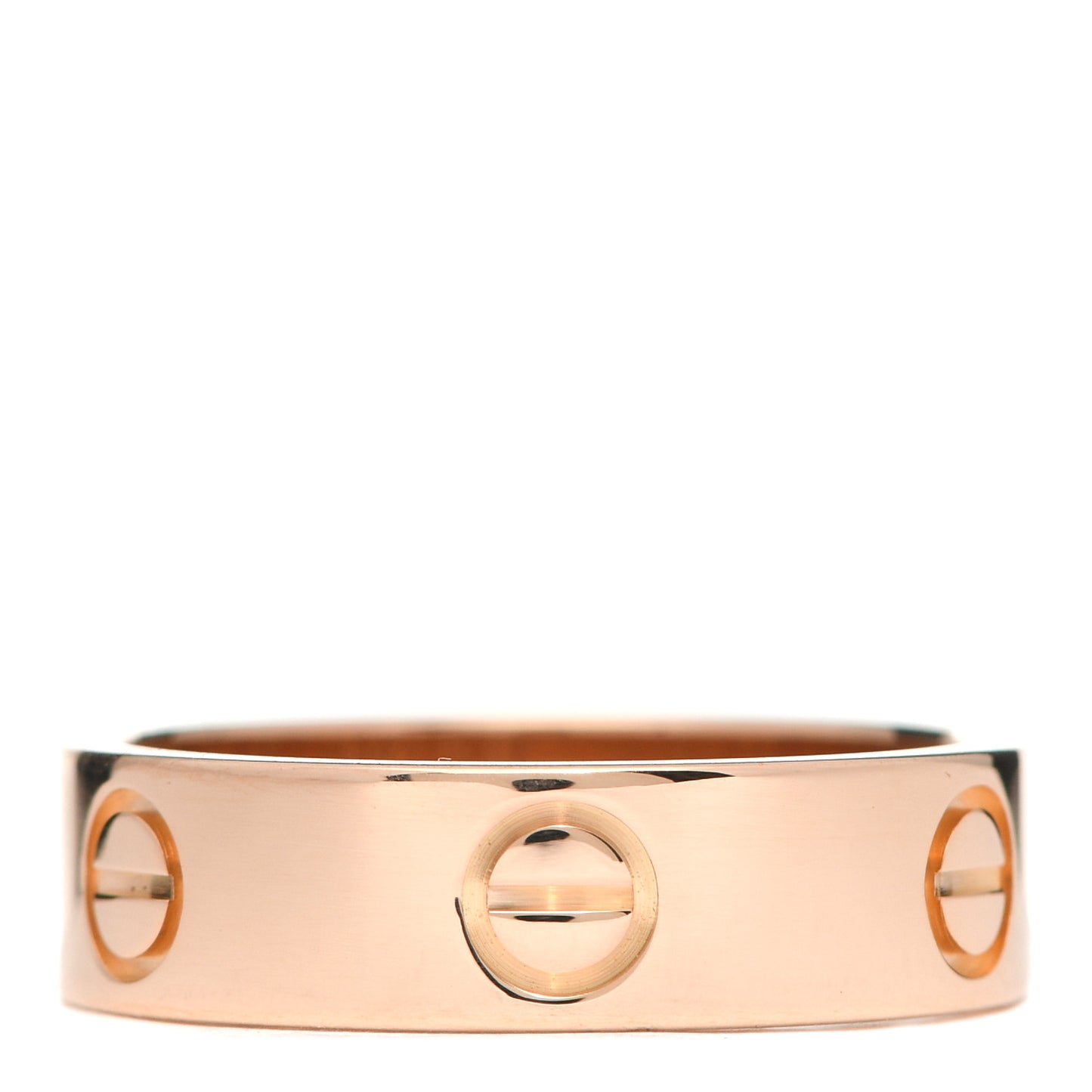 18K Pink Gold 5.5mm LOVE Ring 55 7.25