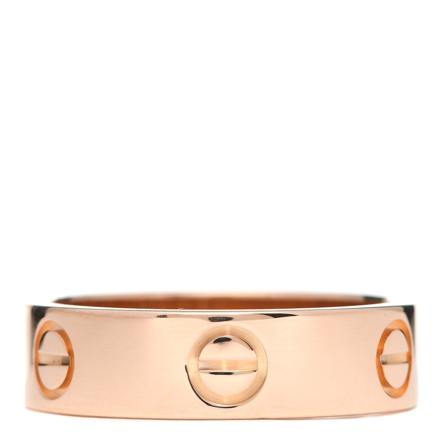 Cartier 18K Pink Gold 5.5mm LOVE Ring 55 7.25 3 of 6