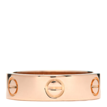Cartier 18K Pink Gold 5.5mm LOVE Ring 55 7.25 3 of 6