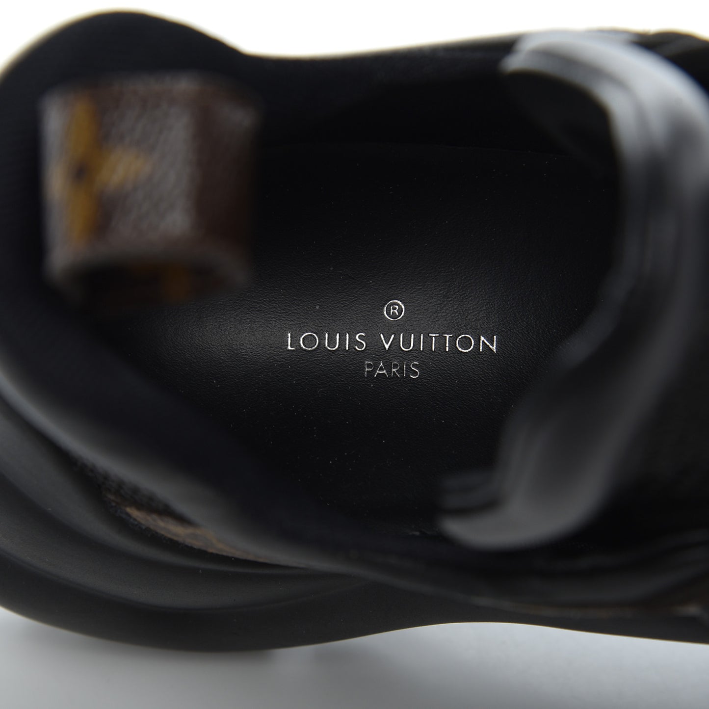 Calfskin Patent Monogram LV Archlight Sneakers 37.5 Black