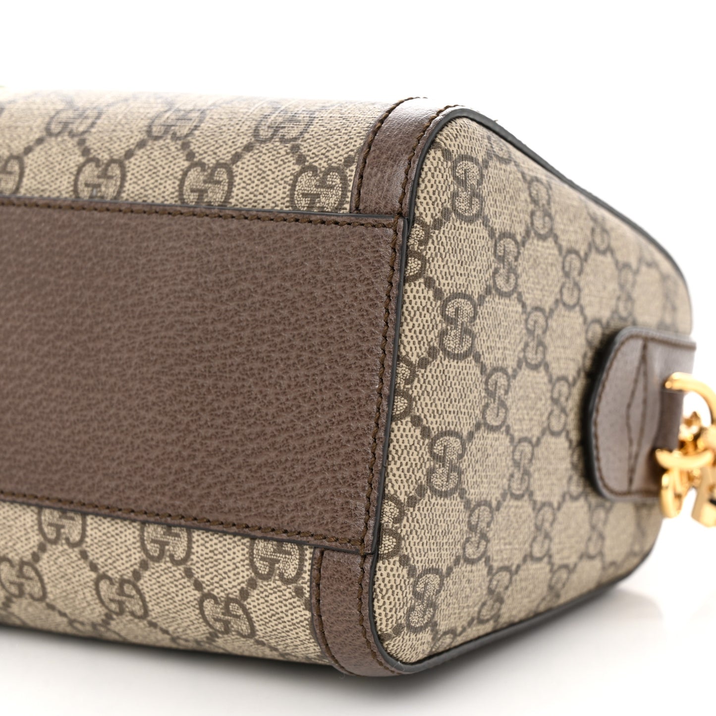 GG Supreme Monogram Web Medium Ophidia Boston Brown