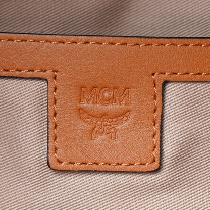 MCM Visetos Medium Fusten Belt Bag Cognac 6 of 10