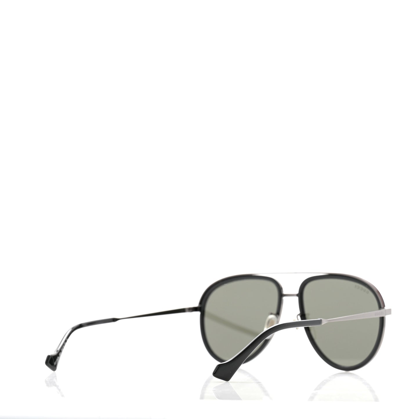 Metal Aviator Sunglasses GG1097S Grey Black