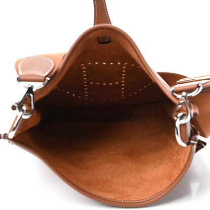 Hermes Taurillon Clemence Evelyne III PM Gold 5 of 10