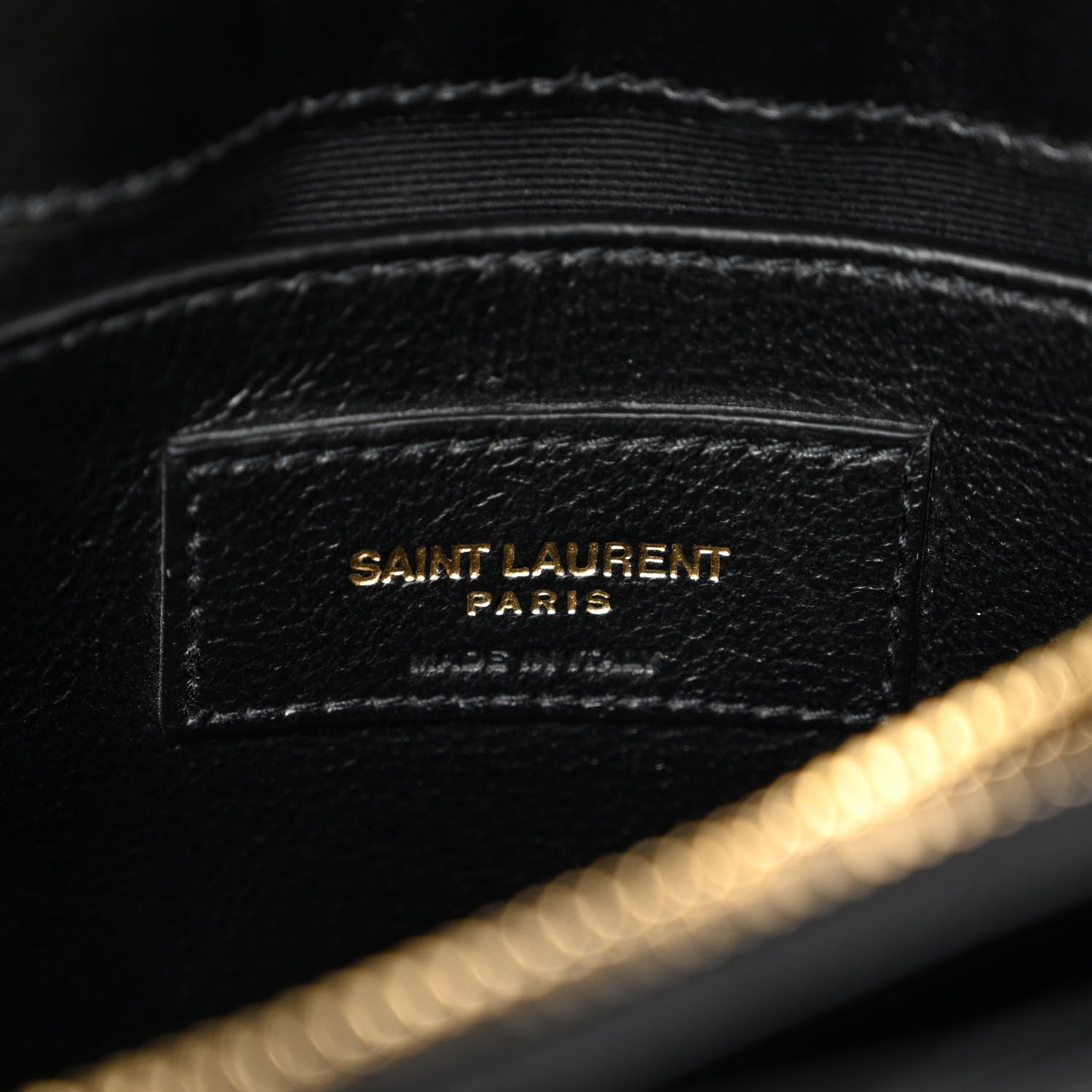 Saint Laurent Calfskin Y Quilted Monogram Small Loulou Chain Satchel Black 6 of 11