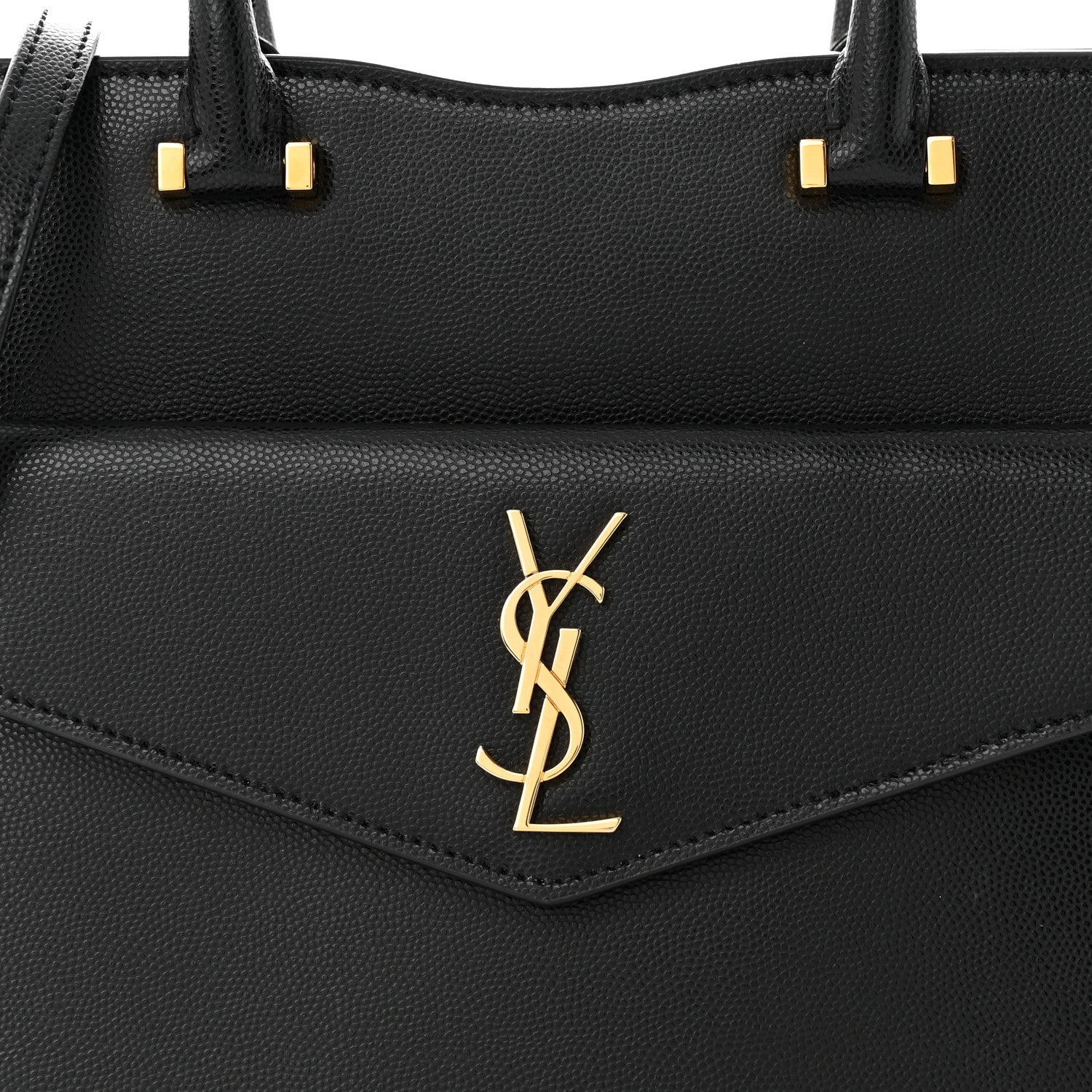 Saint Laurent Grain De Poudre Small Uptown Tote Black 8 of 12