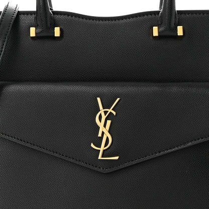 Saint Laurent Grain De Poudre Small Uptown Tote Black 8 of 14