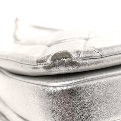 Chanel Metallic Lambskin Quilted Small Trendy CC Flap Dual Handle Bag Silver 11 of 19