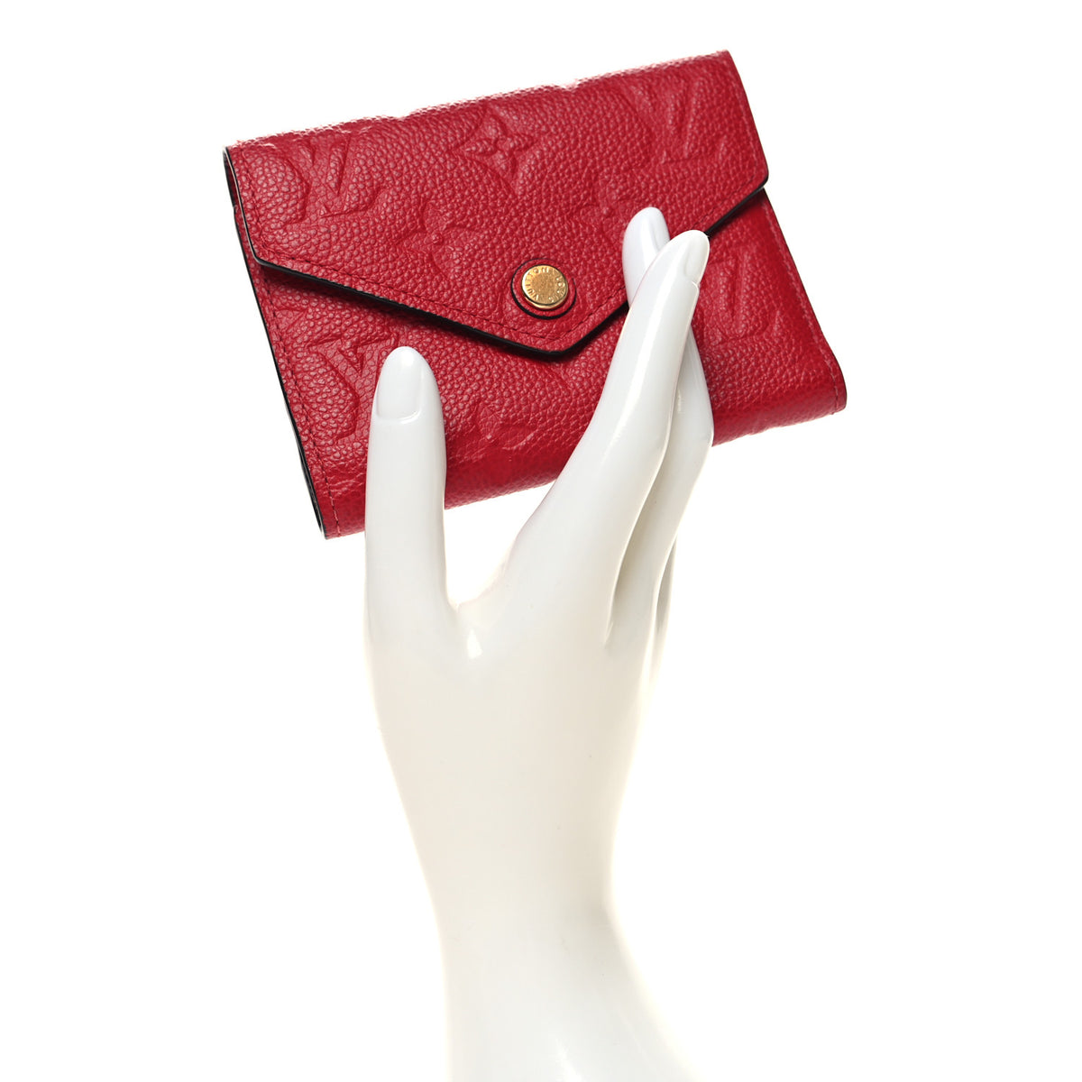 Louis Vuitton Empreinte Victorine Wallet Scarlet 2 of 8