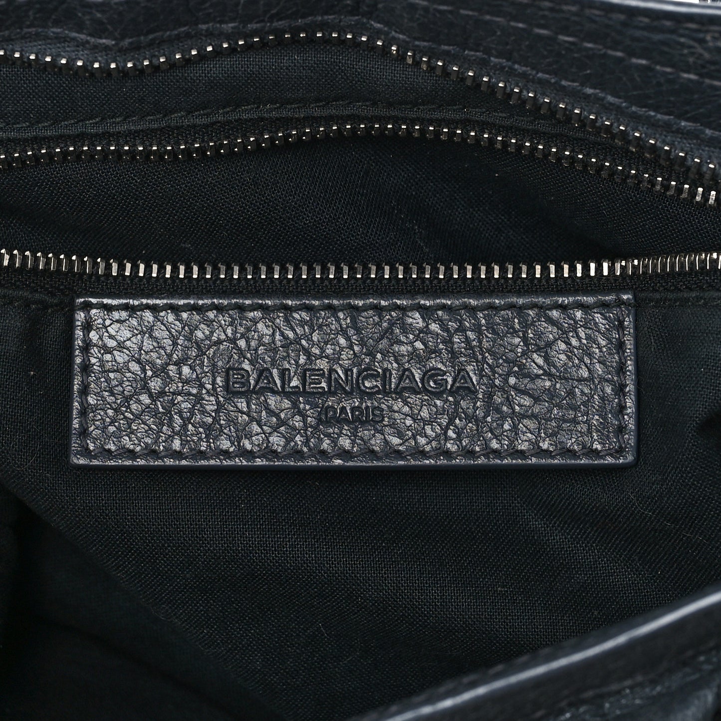 Agneau Classic Silver Hardware S City Gris Fossile