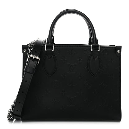 Louis Vuitton Calfskin Monogram Bold Onthego PM Black 1 of 9