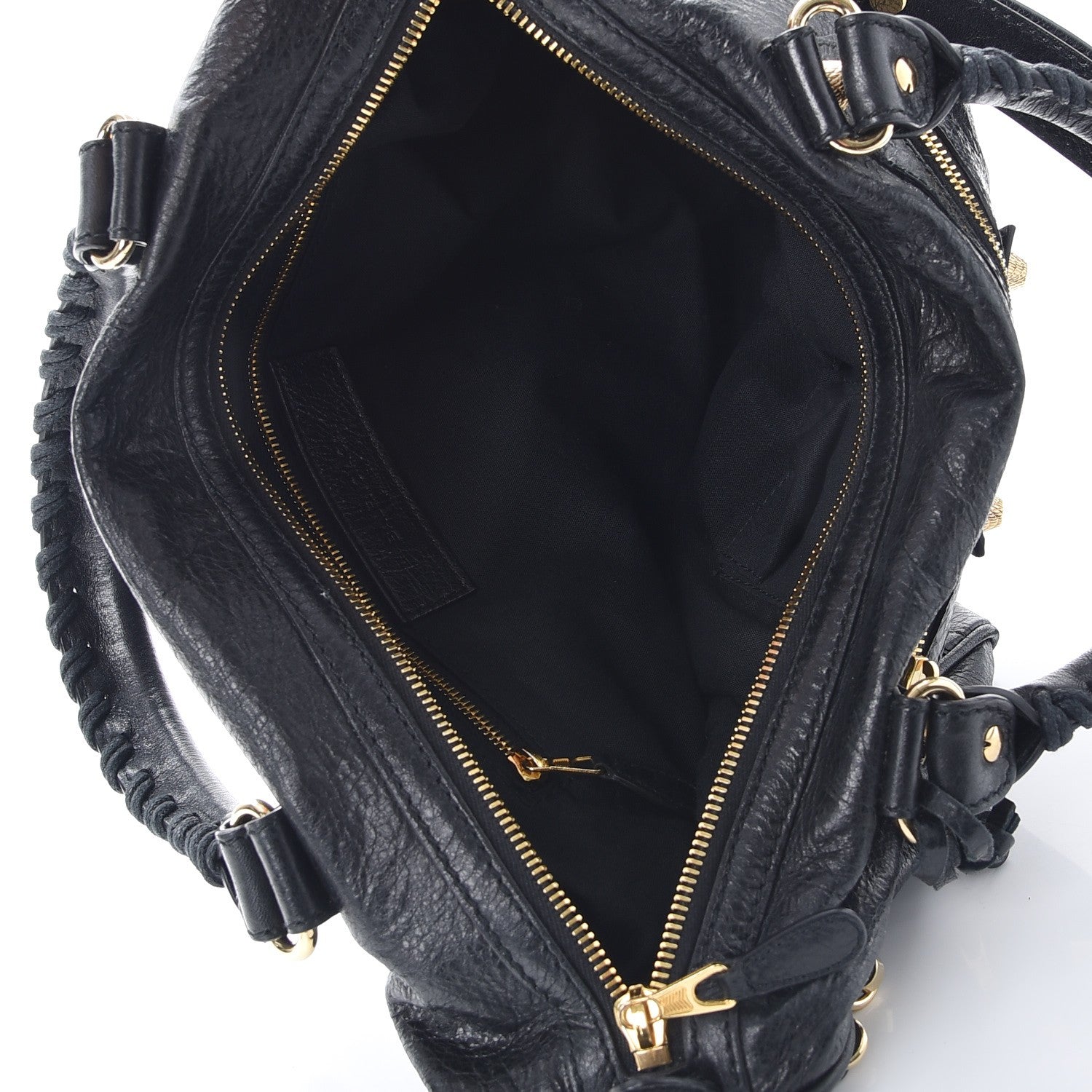 Balenciaga Agneau Giant 12 Gold Hardware Boston Black 5 of 11
