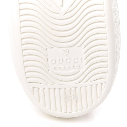 Gucci Calfskin Ayers Blind For Love Embroidered Womens Ace Sneakers 35.5 White 9 of 13