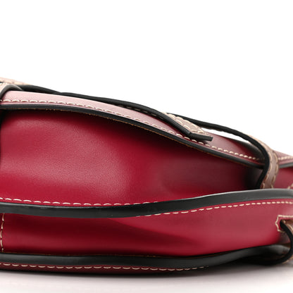Loewe Calfskin Mini Gate Crossbody Bag Garnet Pomodoro 8 of 8