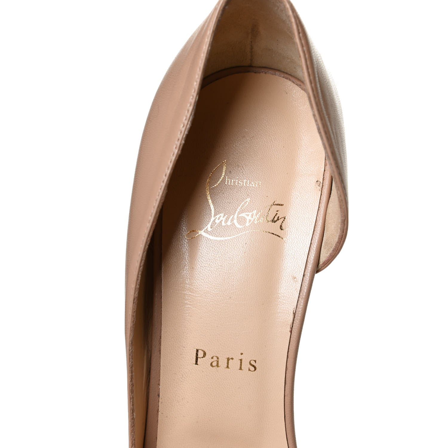Christian Louboutin Kid Iriza 100 Pumps 40.5 Nude 10 of 12