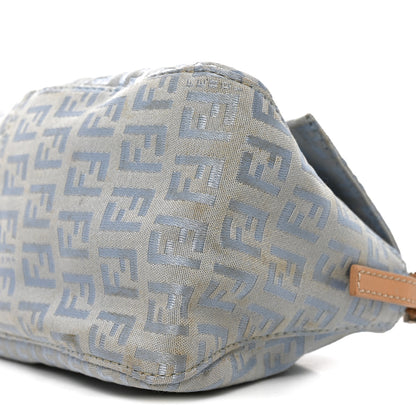 Fendi Zucchino Mini Mama Baguette Blue 9 of 9