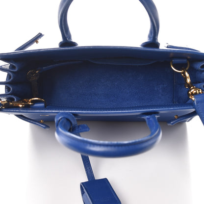 Saint Laurent Calfskin Nano Sac De Jour Royal Blue 6 of 12