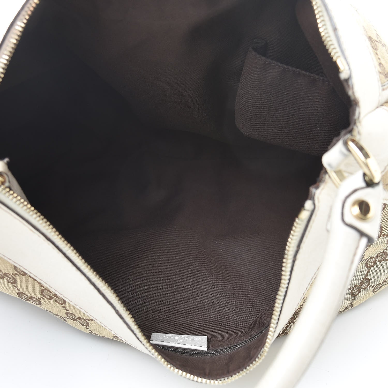 Gucci Monogram Large D Gold Hobo Off White 5 of 20