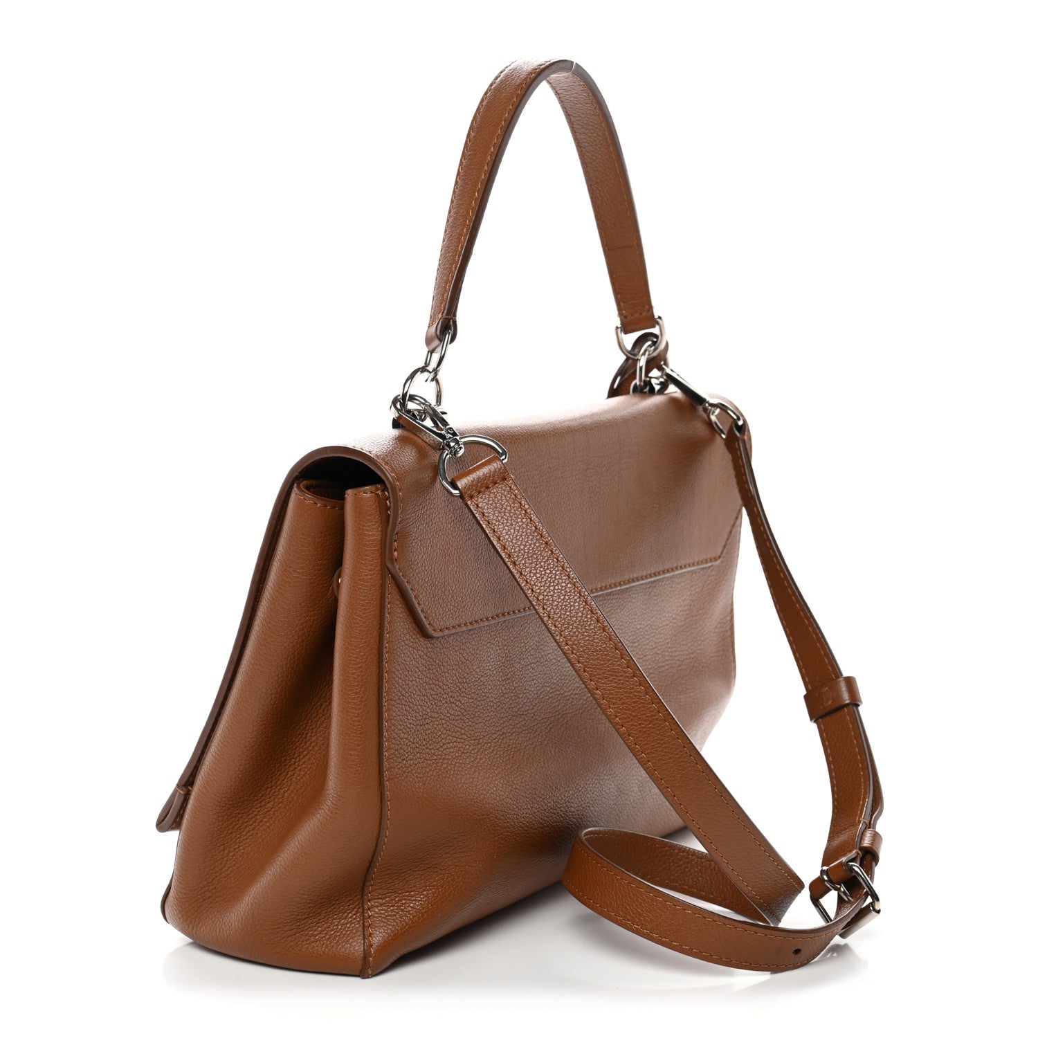 Louis Vuitton Soft Calfskin Lockme II Top Handle Cognac 3 of 10