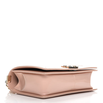Chanel Iridescent Calfskin Quilted New Medium Boy Flap Light Pink 4 of 10