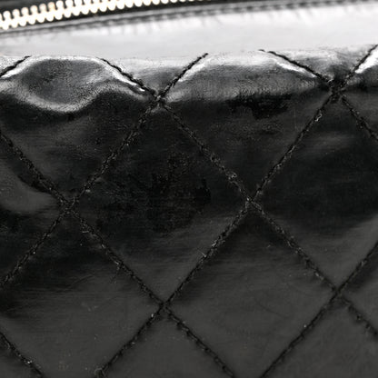 Chanel Lambskin Quilted Cosmetic Case Black 9 of 10
