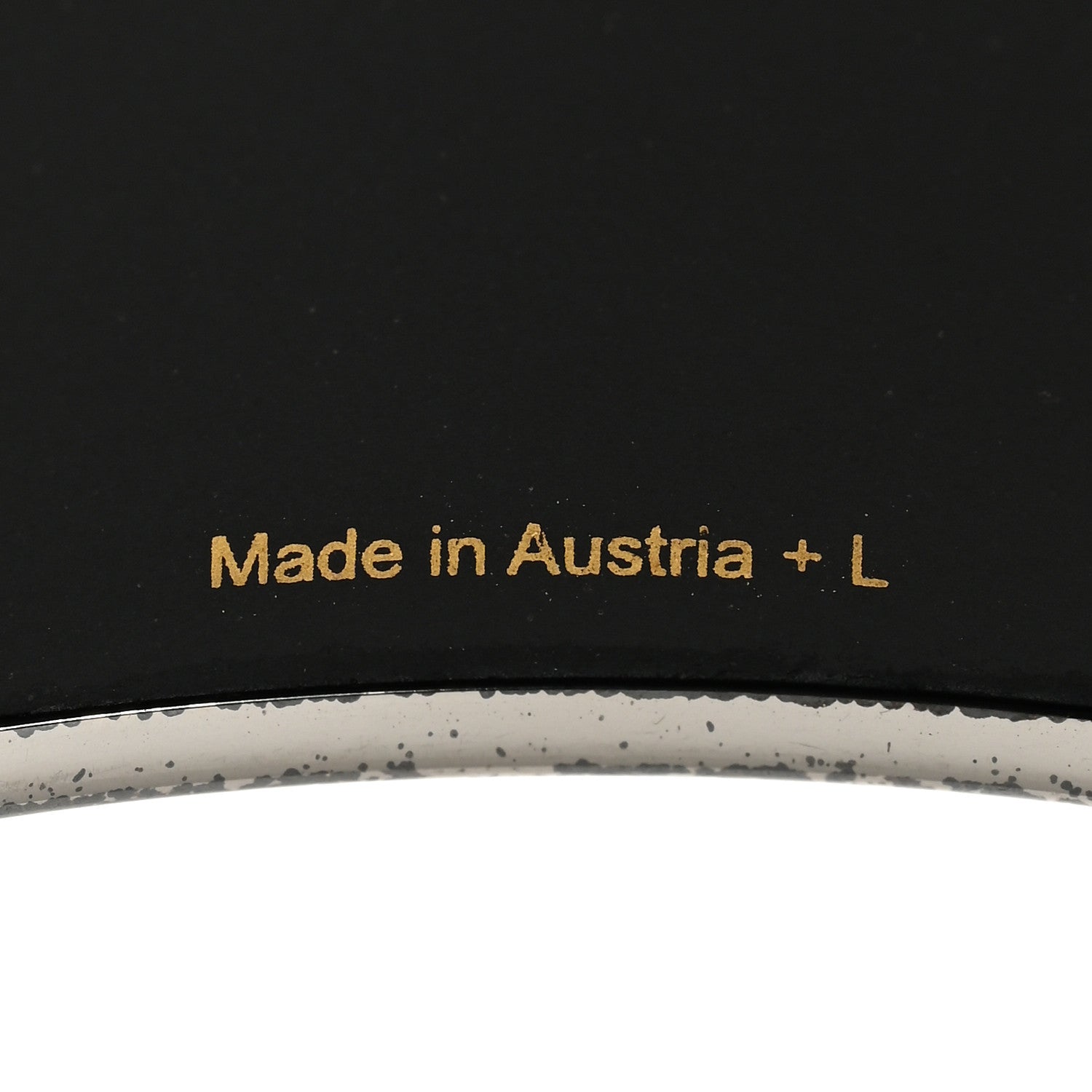 Hermes Enamel Printed Wide Tohu Bohu Bracelet 62 Black 4 of 5