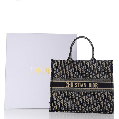 Christian Dior Oblique Book Tote Blue Multicolor 11 of 11