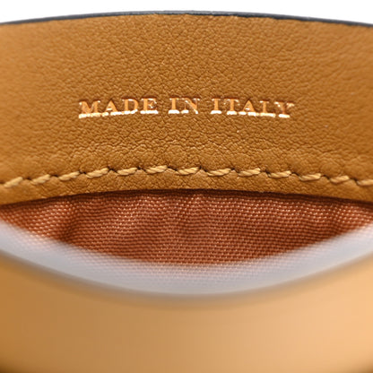 Burberry Soft Grain Calfskin Izzy Card Case Blue Carbon Camel 7 of 11