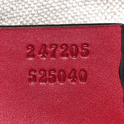 Gucci Monogram Medium Joy Boston Hibiscus Red 7 of 14