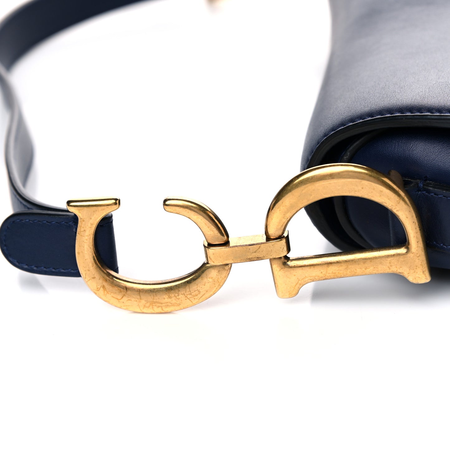 Calfskin Saddle Bag Blue